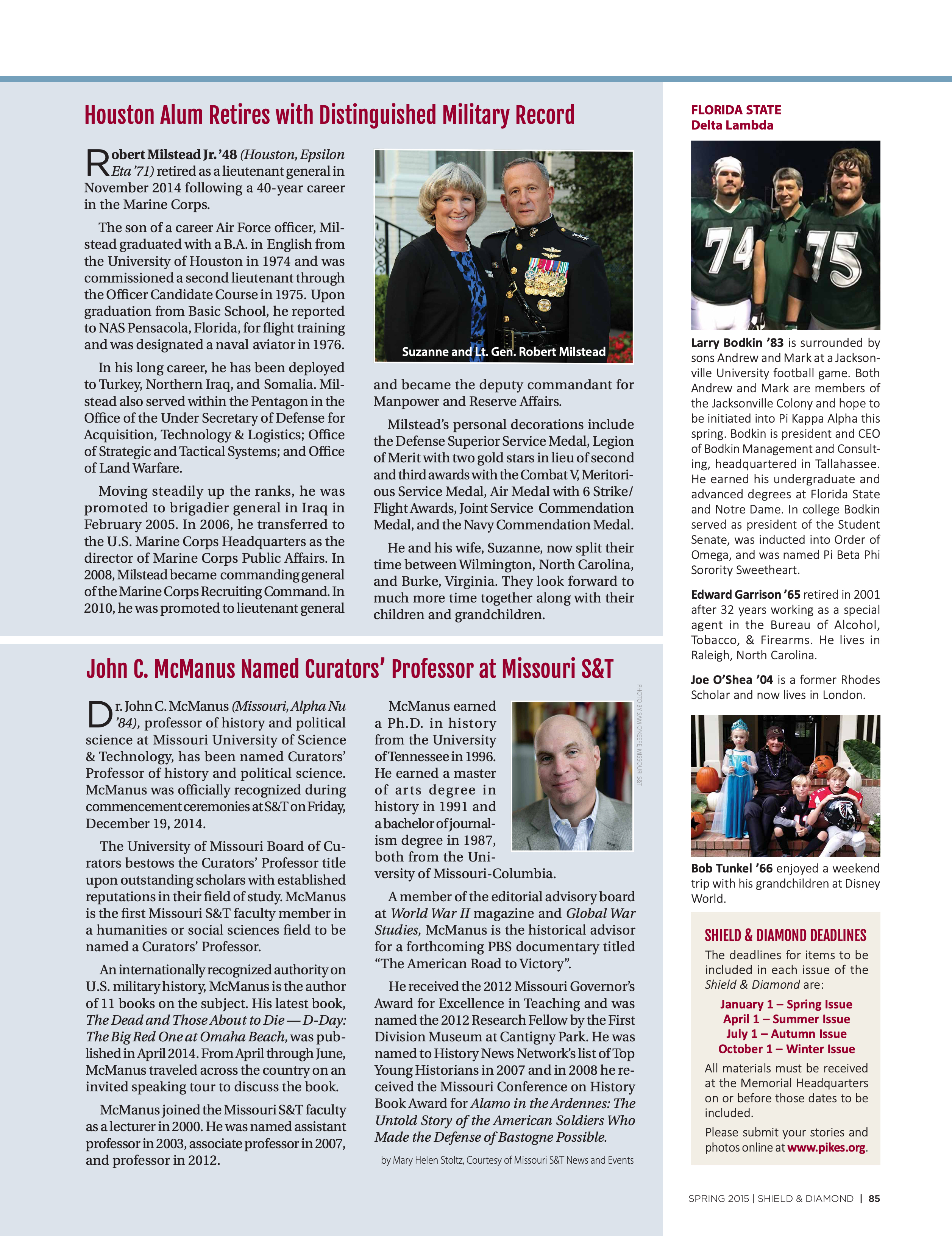 Houston Alum Retires With Distinguished Military Record